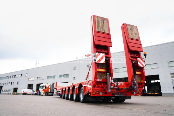 Купить TIRKON LWB5A, П/п трал раздвижной, 5 осей, г/п 56,2т. в компании Русбизнесавто - изображение 1