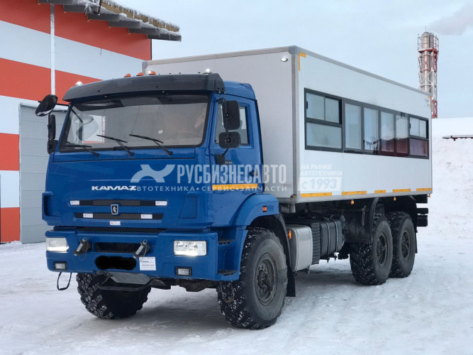 Купить Камаз 43118 Вахтовый автобус "АвтоСпецВан" 7721Т2-20 б/у (2019г., 72 000 км) в компании Русбизнесавто - изображение 0
