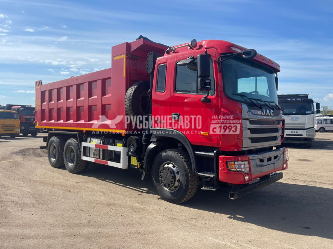 Купить Самосвал JAC N350 6х4 б/у (2022 г.в., 50 410 км)(5572)новая резина в компании Русбизнесавто - изображение 2
