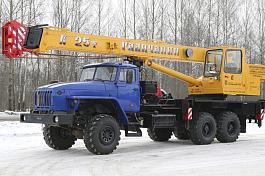 КС 55713-3 автокран 25т.  (УРАЛ-4320) 