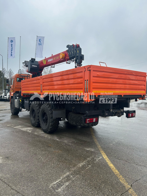 Купить КМУ Камаз 43118 (6х6) + INMAN IT 150 б/у (2023 г.в., 20 653 км., 319 м/ч) (8187) Новая резина в компании Русбизнесавто - изображение 5