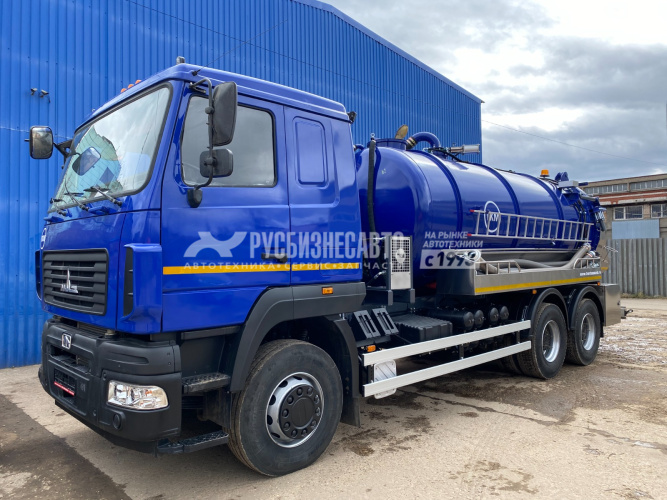 Купить ТКМ-630 (илосос МАЗ 6312С9-8575-012, 15м3+1,5м3 (ил/вода), насос 2600 м3/час, сист.гидроразмыва) в компании Русбизнесавто - изображение 0