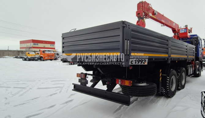 Купить КМУ МАЗ 631228-8575-012 (Евро-5) + HANGLIM KS2056SM верх.упр. + борт сталь 6,6м. в компании Русбизнесавто - изображение 3