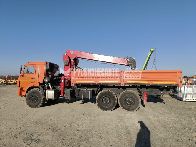 Купить КМУ КАМАЗ 43118 (6x6) (Евро-5) + HORYONG HRS216 верх.упр. б/у (2023г., 19048км.) (0020) в компании Русбизнесавто - изображение 4