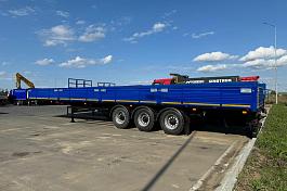 Полуприцеп бортовой МАЗ 975830-2010 трехосный, пневм