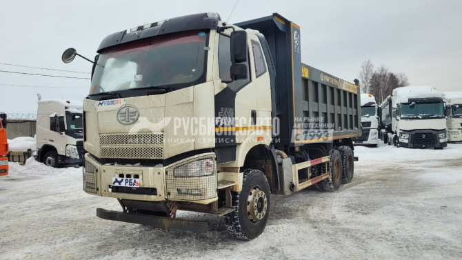 Купить Самосвал FAW J6 (6x4) б/у (2022 г. 30 123км) (0539) в компании Русбизнесавто - изображение 0