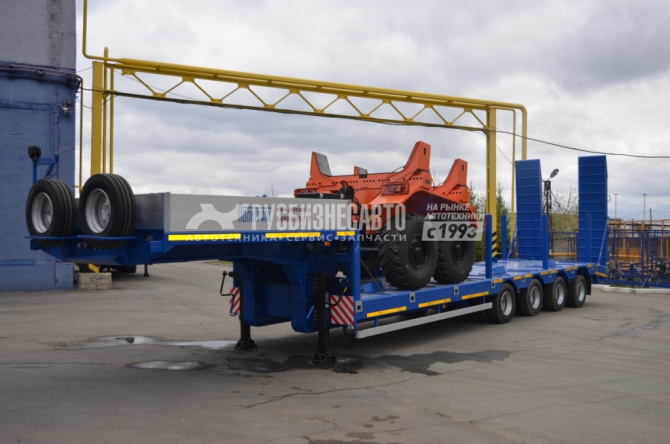 Купить ПОЛИТРАНС  94184-010, трал, г/п 51,9т., мех. трапы, ССУ 1300/1350 в компании Русбизнесавто - изображение 1