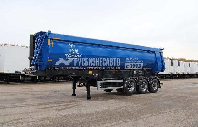 Купить ТОНАР SH3-33 (95892) п/п самосвал, V-33м3, ССУ 1350, 3-оси, пневмо, подьемная ось, барабаны. в компании Русбизнесавто - изображение 1