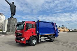 KAT-16S на шасси  HOWO T5G 4x2 , мусоровоз, 16м3, задн.загрузка, портал 4тн