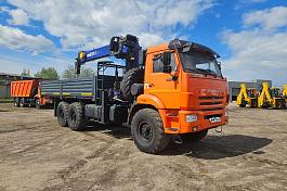 КМУ КАМАЗ 43118 (6х6) + DONG YANG SS1956 б/у (2022г., 28 213 км., 3091 м.ч.) (8080)