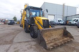 Экскаватор-погрузчик  New Holland B80B б/у (2019., 3741 м.ч.) без кондиционера
