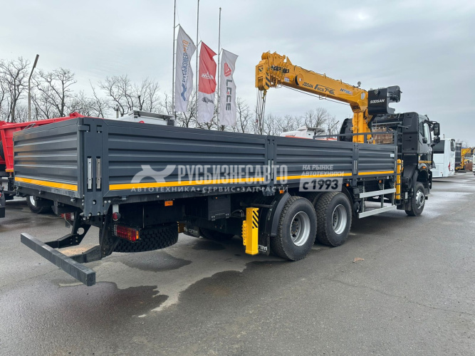 Купить КМУ FAW 3250 (6*4, 390л.с., Евро-5) + SOOSAN SCS746L верх.упр. + борт сталь 8,0м. РМЗ в компании Русбизнесавто - изображение 2