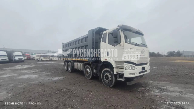 Купить Самосвал FAW J6 (8х4) б/у (2023 г., 26 756 км) (0538) Сбер комиссия в компании Русбизнесавто - изображение 0