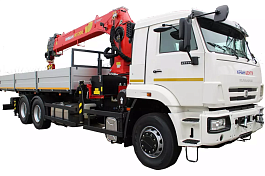 КМУ КАМАЗ 65117-104020-49 (Евро-5) + ИНМАН ИТ-200 + борт алюминий 7,0м. КЦК