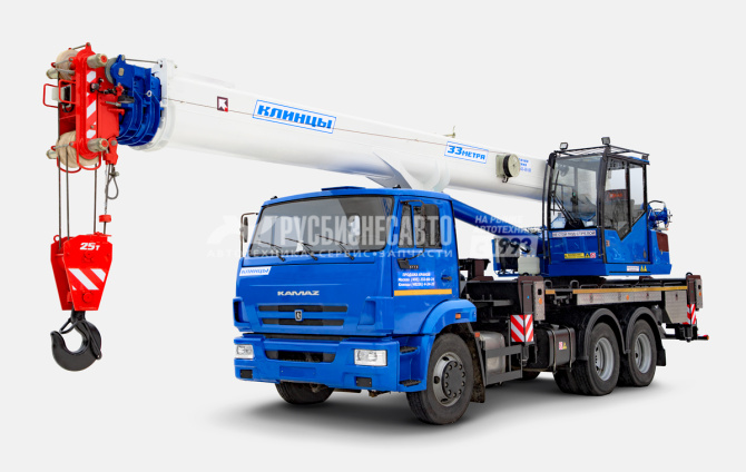 Купить КС 55713-1К-4В автокран 25т. (КАМАЗ-65115) ОВОИД в компании Русбизнесавто - изображение 1