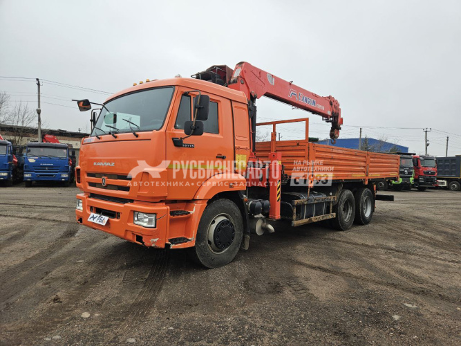 Купить КМУ КАМАЗ 65115 (Евро-5) KANGLIM KS2057H верх.упр. борт 6,2м.б\у (2022 г.в. 45 472 км 3007мч)(0520) в компании Русбизнесавто - изображение 7