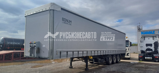 Купить BONUM 914296-04  ПОЛУПРИЦЕП б/у (штора, ворота)(2023 г.)(0709) в компании Русбизнесавто - изображение 1