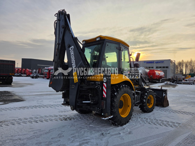 Купить Экскаватор-погрузчик CUKUROVA 884 с кондиционером б/у (2022 г.в., 1 763 м/ч)(0258) в компании Русбизнесавто - изображение 3