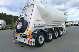 ППЦ материаловоз (цемент, мука, комбикорм)  BULL (32 м3, 4 оси SAF, WABCO, компр. 12м3/мин)