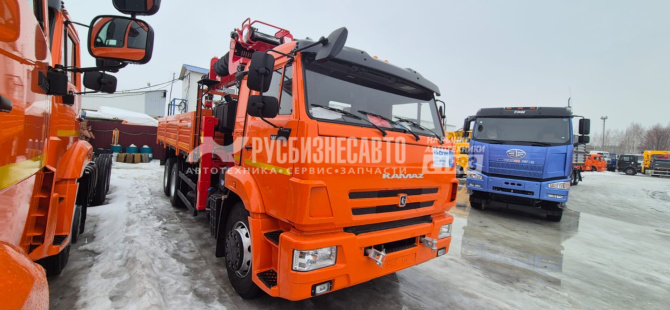 Купить КМУ КАМАЗ 65115-3094-48 (Евро-5) + HANGLIM KS2056SM верх.упр. + бур 400мм. + борт сталь 6,6м. в компании Русбизнесавто - изображение 6