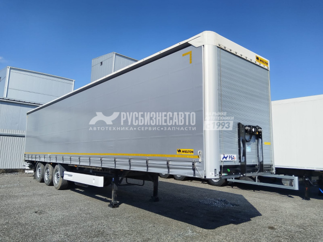 Купить Полуприцеп шторный WIELTON NS3K NS-3, 3 оси SAF, ворота, б/у (2023 гв)(2404) в компании Русбизнесавто - изображение 0