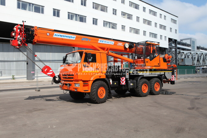 Купить КС 55713-5К-4В автокран 25т.(КАМАЗ-43118) ОВОИД в компании Русбизнесавто - изображение 1