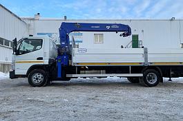 КМУ Tadano 360 на шассии Mitsubishi Fuso б/у (2021 г., 4409 км., 38 м.ч.)