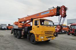 Автокран Клинцы КС-55713-1К-1 шасси КАМАЗ 65115 6х4 б/у (2016г, 32 376 км, 5 740 м/ч)(5172)