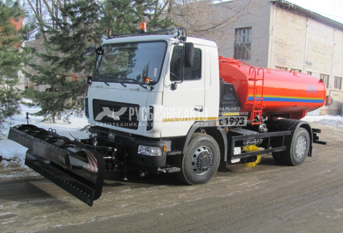 Купить КО-806-21 на шасси МАЗ-5340С2-525-013 (ПМ+отв.+щетка) Е-5 в компании Русбизнесавто - изображение 1