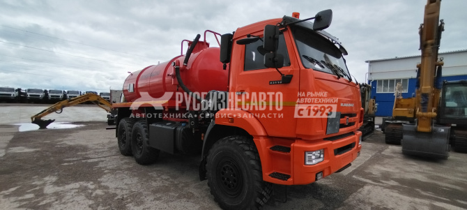 Купить АКН-10 КАМАЗ 43118 (вакуум,10 м3, насос КО-505, ДОПОГ, мод. 4672G2-30) в компании Русбизнесавто - изображение 0