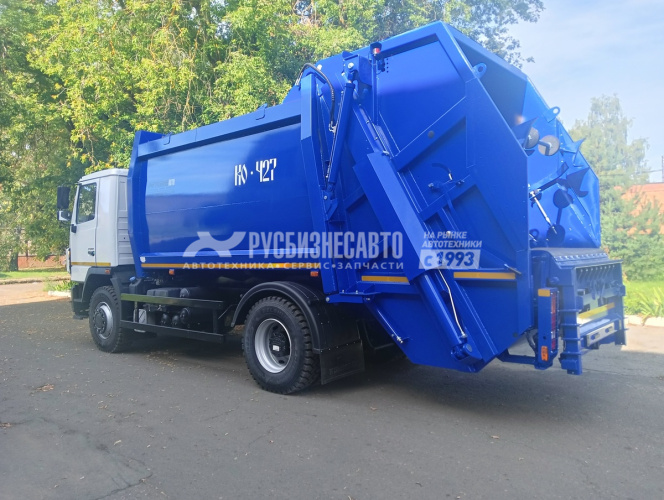 Купить КО-427-37 NEW на шасси МАЗ-534025-585-013 мусоровоз,задняя загрузка, 16м3  в компании Русбизнесавто - изображение 2