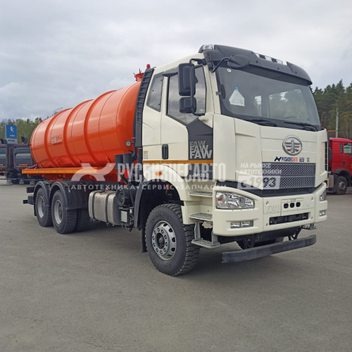 Купить МВ-19 FAW-3250 (6х4, шасси 4300) (вакуумная машина, 19 м3, насос КО-510, ЧМЗ) в компании Русбизнесавто - изображение 8