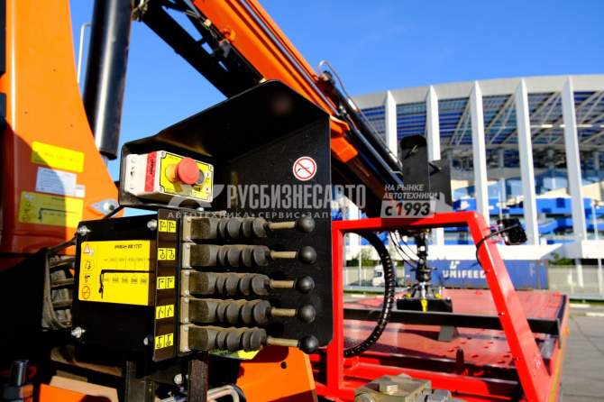 Купить Эвакуатор сдвижной на базе шасси FAW Tiger 6G 12т + КМУ ИНМАН 175Т  в компании Русбизнесавто - изображение 4