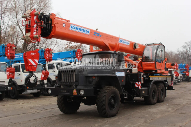 Купить КС 55713-3К-4В автокран 25т.  (УРАЛ-4320) ОВОИД в компании Русбизнесавто - изображение 1