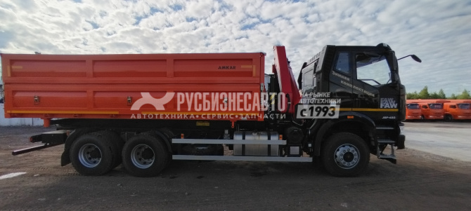 Купить КМУ Самосвал FAW 3250 (6*4, 420л.с., Евро-5) + ИНМАН ИМ-150N нижн.упр. + самосвальный кузов 20м3 в компании Русбизнесавто - изображение 1