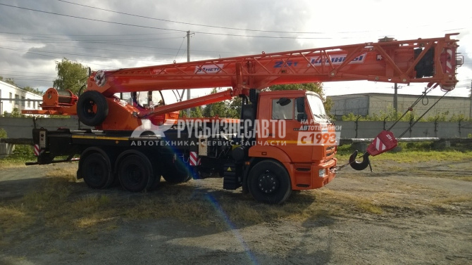 Купить КС 55713-1К-4 автокран 25т. с гуськом (КАМАЗ-65115) ОВОИД в компании Русбизнесавто - изображение 1