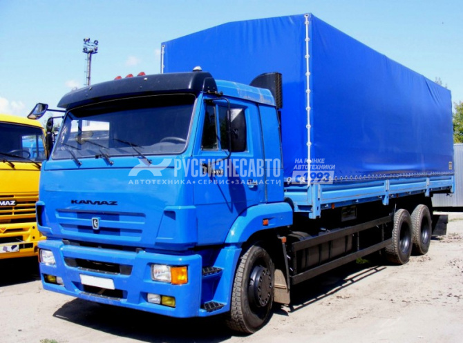 Купить КАМАЗ 65117-6052-48 борт.тент Евро 5 в компании Русбизнесавто - изображение 1
