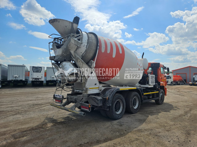 Купить Автобетоносмеситель 5814Z9 на шасси КАМАЗ 6520 6х4 б/у (2023 г., 14 143 км., 589 м.ч.)(2071) в компании Русбизнесавто - изображение 3