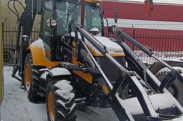 Экскаватор-погрузчик CUKUROVA 884 б/у (2023 г.в., 930 м*ч) с кондиционером (0195)