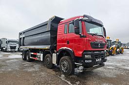 Самосвал HOWO T5G 8x4 б/у (2024г., 58 833 км.)(4000)новая резина зад. ось