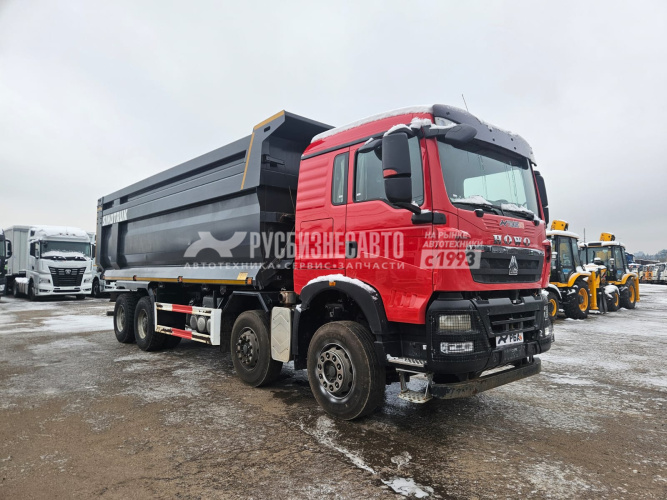 Купить Самосвал HOWO T5G 8x4 б/у (2024г., 58 833 км.)(4000)новая резина зад. ось в компании Русбизнесавто - изображение 0