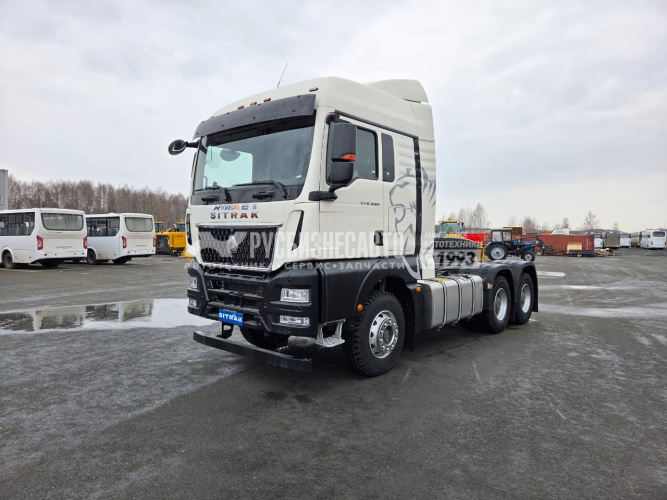 Купить Тягач SITRAK C7H MAX 6x4 ( ZZ4256V364HE ) / без АДР с КОМ / 540 лс / МКПП / рессора/мет.бамп в компании Русбизнесавто - изображение 0