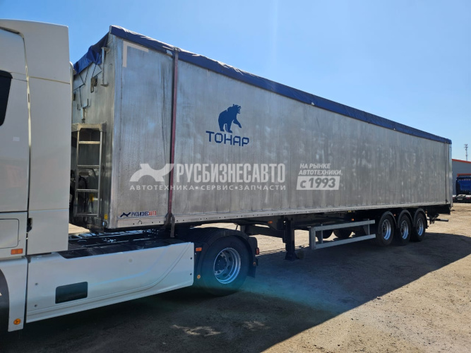 Купить ТОНАР SDP3-89 (95894) п/п 14,1м, сдвиж. пол, Al кузов, V-89м3, ССУ1150 б/у (2023 г. )(1791) в компании Русбизнесавто - изображение 8