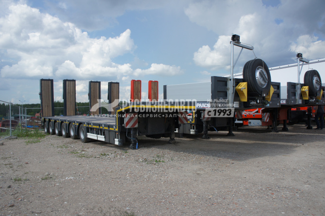 Купить Полуприцеп трал Kassbohrer LOWBED (ISO PAKCS), 6 осей раздвижной 10 градусов аппарели в компании Русбизнесавто - изображение 0