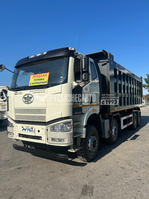 Купить Самосвал FAW J6 (8х4) б/у (2023 г., 74 619 км., П -образный) (0950) Новая резина в компании Русбизнесавто - изображение 11