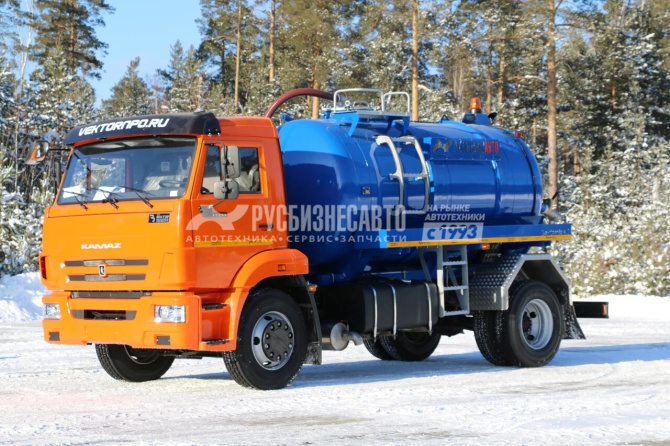 Купить МВ-8 КАМАЗ 43253-3010-69 (вакуумная машина, 8 м3, насос КО-510, СПЕКТР) в компании Русбизнесавто - изображение 1