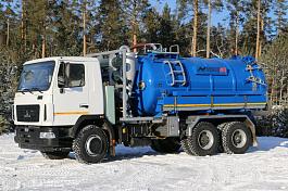 МВС-14 САМСОН (PVT-280 ) на шасси МАЗ-631226-525-042 Автоцистерна вакуумная
