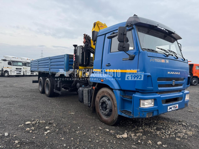 Купить КМУ КАМАЗ 65117 (6х4) + HYVA HB150 E2 б/у (2021 г.в., 61 360 км., 163 м/ч)(0165) в компании Русбизнесавто - изображение 0