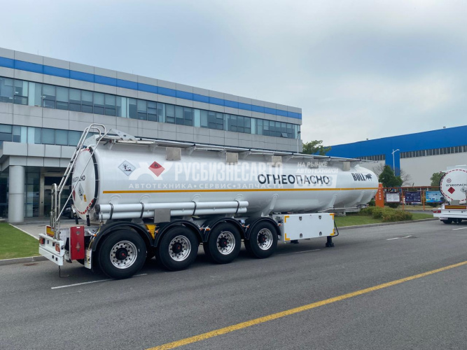 Купить ППЦ-34 BULL TCP41 (светлые НП, 34м3, алюминий 5182, 5 отс., нижн. налив, сист рек., 4 оси SAF) в компании Русбизнесавто - изображение 2