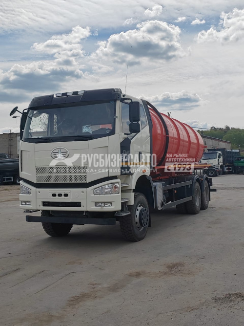 Купить МВ-15-FAW-3250 (6х6, шасси 4800) (вакуумная машина, 15 м3, насос КО-510, СПЕКТР) в компании Русбизнесавто - изображение 2